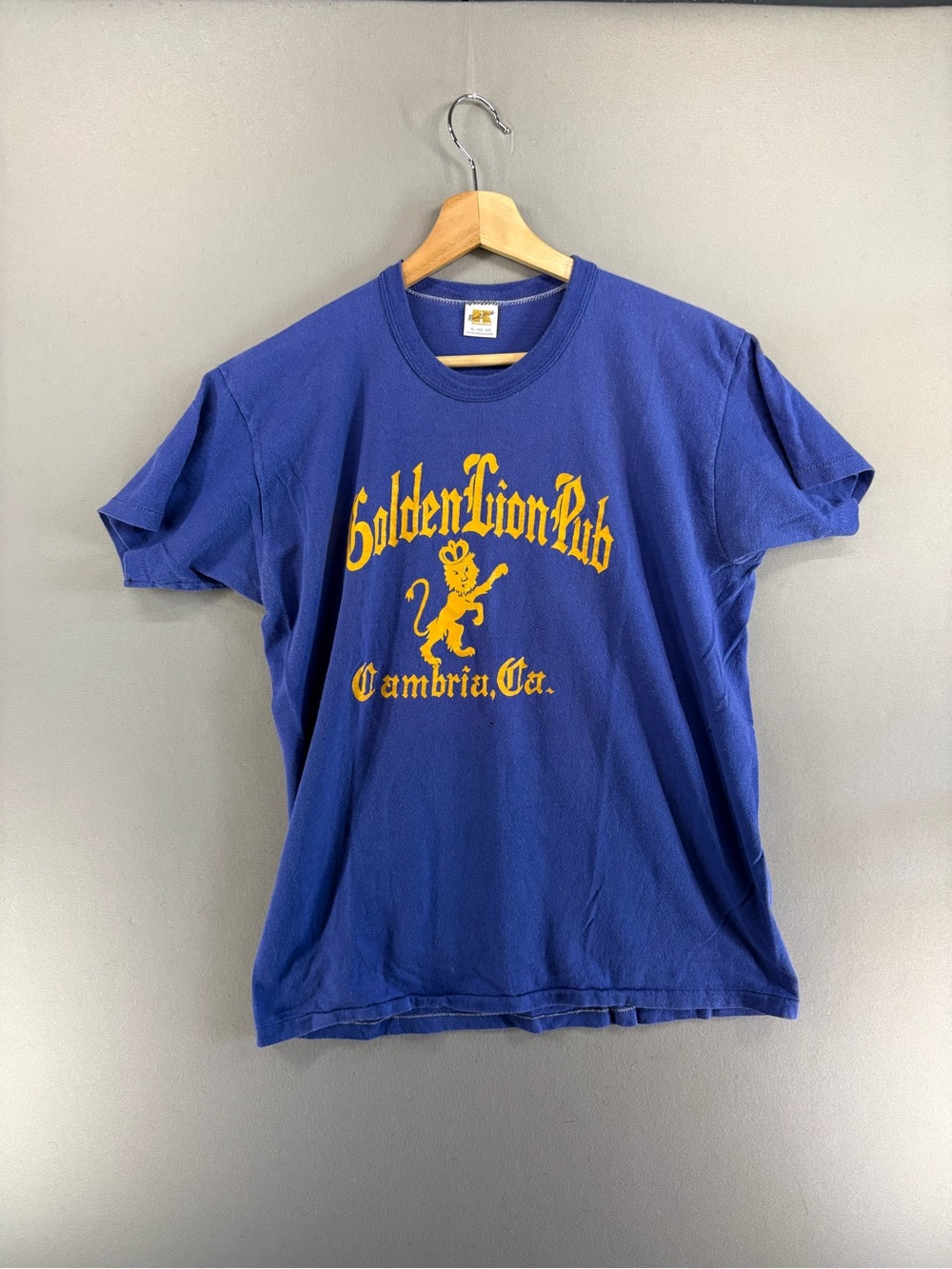 Vintage 70s Russell Athletic Water For America Graphic Shirt Size Large